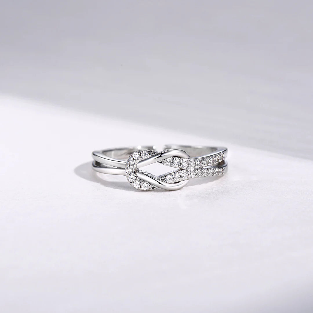 AureaNova | Liefde & Verbinding Knoop Ring