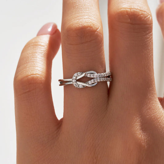 AureaNova | Liefde & Verbinding Knoop Ring